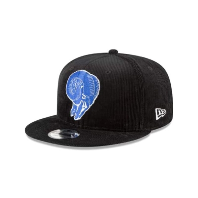 Los Angeles Rams Gorra | New Era NFL Corduroy 9fifty Snapback Cap Mexico - Negros
